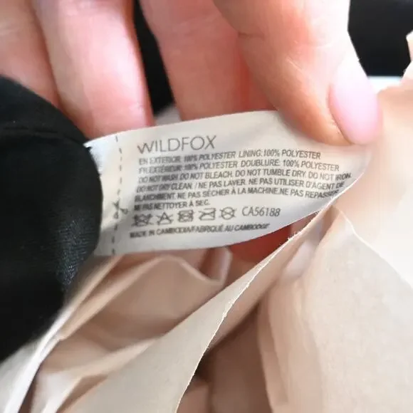 Wildfox Double Strap Jersey Tote Dark Grey NEW - Picture 8 of 9